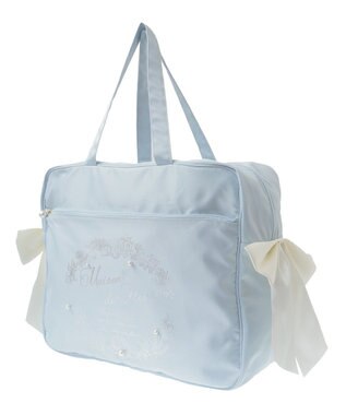 Maison de FLEUR シーシェルプリントキャリーオンバッグ Light Blue