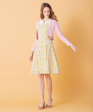 【洗える！】COTTZGE BORDER ドレス, ピンク系5, 0