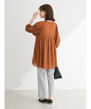 Green Parks ＢＰ　ボリュームスリーブチュニック Brown