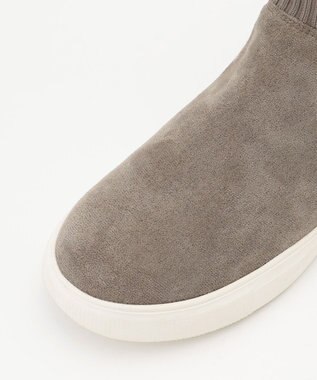 ANY リブインスニーカーブーツ グレー