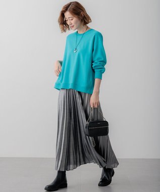 23区 S 【WEB&一部店舗限定カラーあり/Oggi2月号掲載】カラー スウェット [一部店舗限定カラー]ターコイズ(12月)