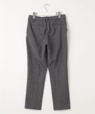 J.PRESS LADIES 【洗える】チェルビックチェック テーパード パンツ グレー系3