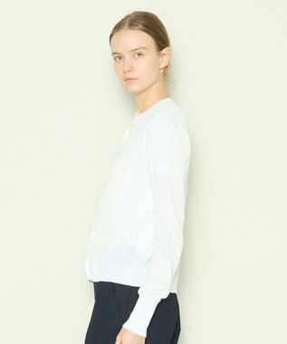 JOSEPH 【洗える】リネンコットン　カーディガン Ivory