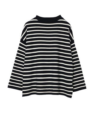 AMERICAN HOLIC バイパチショルダーボタンニットプルオーバー Navy