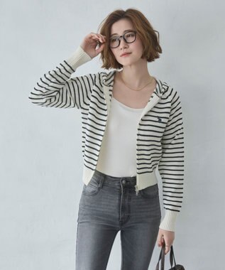 WEGO 【新色追加】別注USPOLOWZIPニットPK ホワイトボーダー