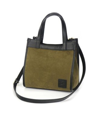 Regalo Felice 【水に強いスエード調素材 / 2way】ショルダー / REGALO KA(カーキ×ブラック)