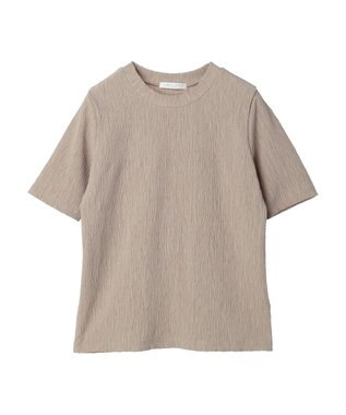 Green Parks BEST PRICE  ５分袖プリーツ加工プルオーバー Beige