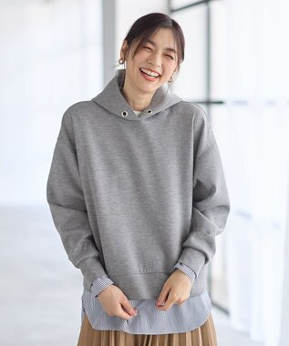 ANY L 【WEB限定】ダンボールパーカー チャコール