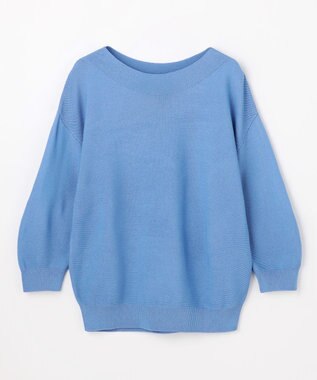 ANY アクリルガーターニット ブルー