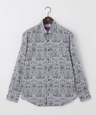 JOSEPH ABBOUD 【リバティー柄】プリントシャツ ホワイト系6