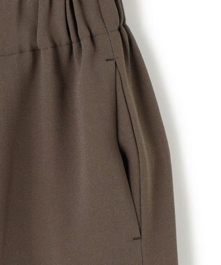 BEIGE， 【洗える】CINDY / ワイドタックパンツ Mocha