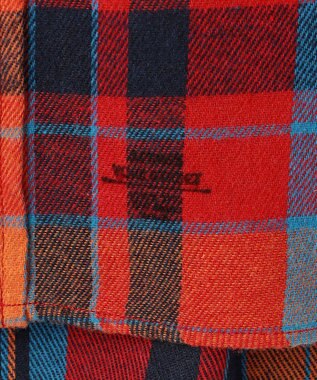 J.PRESS YORK STREET 【UNISEX】フランネルボタンダウン シャツ レッド系3