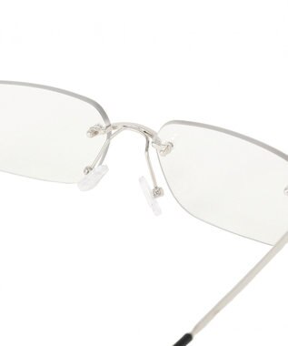 AMERICAN HOLIC 【UVカット調光】リムレスグラス Silver