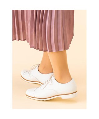 ASICS WALKING ペダラ レディース 3E 2.0cmヒール ホワイト系