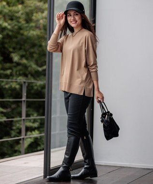 23区 L 【Lサイズ限定】23区DENIM ストレッチフィット スキニーパンツ ブラック系