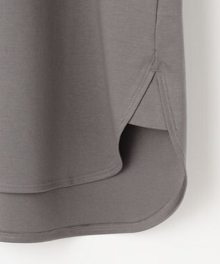 自由区 【洗える】ハイカウントインナー カットソー グレー系