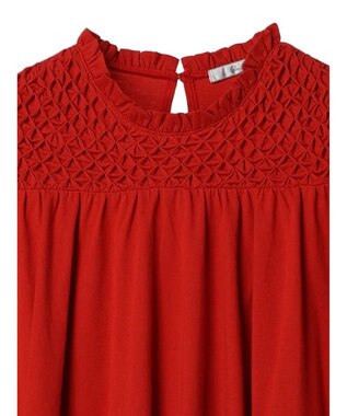 Green Parks Ｂ．スモッキングカットプルオーバー Red