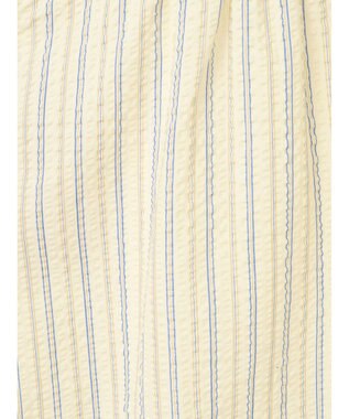 earth music&ecology ミニパフショートスリーブブラウス Sax