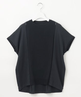 自由区 L 【洗える】ハイブリットレーヨンアムンゼン ブラウス ブラック