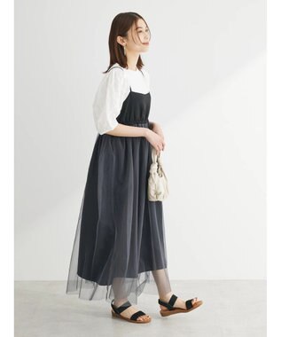 Green Parks ・ＳＵＧＡＲ　ＳＰＯＯＮ　フハクドットスリーブＴＥＥ Off White