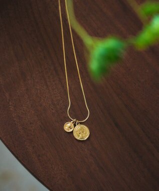 YECCA VECCA ステンレスコインネックレス