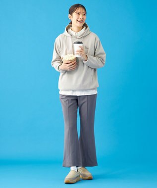 SHARE PARK LADIES 【UVカット・吸水速乾・ストレッチ・軽量・アンチピリング 】ダンボールフードパーカー（S・Mサイズ） ベージュ系