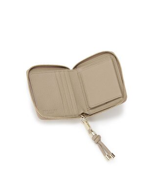 TOPKAPI 【新色追加】【TREASURE TOPKAPI】シュリンクレザー 二つ折り 財布 グレージュ
