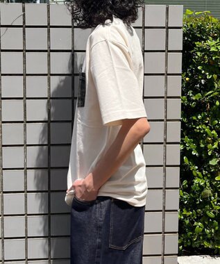 WEGO 【ユニセックス着用ITEM/MLサイズ展開】BENDAVISデニムポケットT（SS） ホワイト