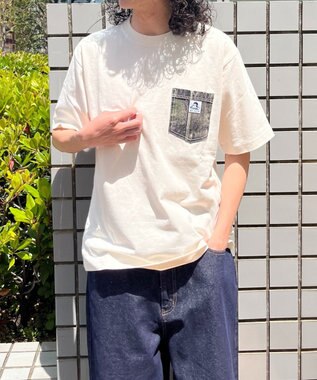 WEGO 【ユニセックス着用ITEM/MLサイズ展開】BENDAVISデニムポケットT（SS） ホワイト