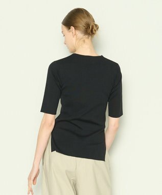 JOSEPH 【洗える】フィールコットン　ニットTEE Black