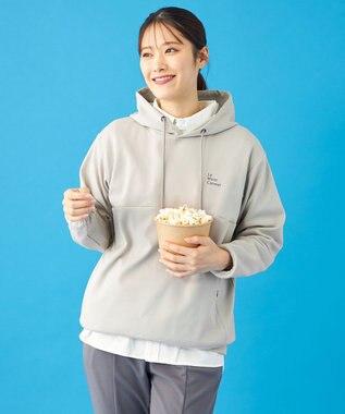 SHARE PARK LADIES 【UVカット・吸水速乾・ストレッチ・軽量・アンチピリング 】ダンボールフードパーカー（S・Mサイズ） ベージュ系