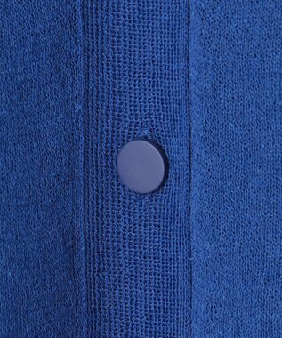 BEIGE， 【洗える】MILANO / リネン混シアーロングジレカーディガン Blue