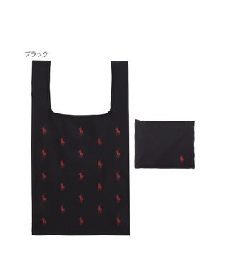 MOONBAT POLO RALPH LAUREN（ポロ ラルフ ローレン）ポロポニー ポケッタブル レインバック ブラック