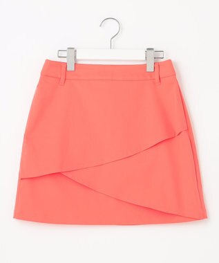 23区GOLF 【WOMEN】【ストレッチ性】チノヘムレイヤースカート 普段のコーデに華やかさをプラス ピンク系