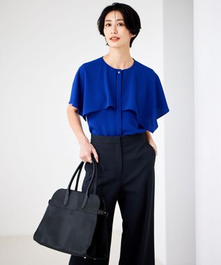 ICB L 【UVカット・吸水速乾・接触冷感・洗える】シェルタリングドライオックス ワイドパンツ ブラック系