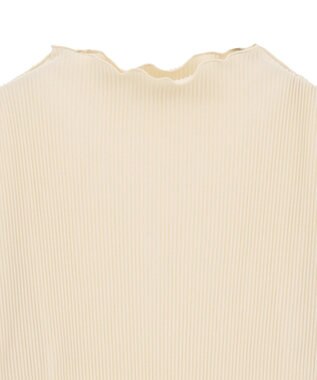 Green Parks プリーツ袖配色プルオーバー Terracotta