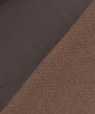 ICB 【WEB＆一部店舗限定】WooloopShortBeaver ショールカラーコート ディープモカ