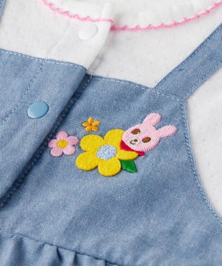 MIKI HOUSE HOT BISCUITS ショートオール＆ソックスギフトセット【BOX付き】 ブルー