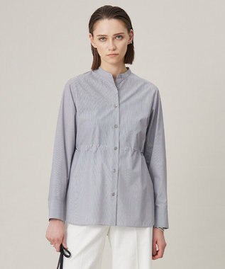 ICB 【洗える】 クリーンブロード バンドカラーシャツ