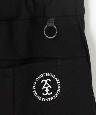 23区GOLF 【WOMEN】カノコダンボールスカート シワになりにくい ブラック系