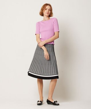 TOCCA 【洗える】RESONATE 千鳥柄スカート 千鳥柄系
