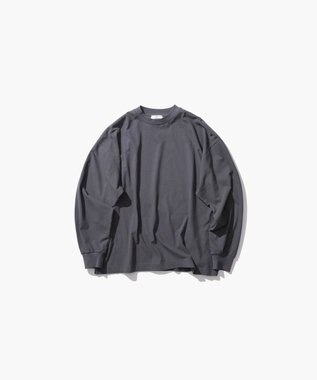 ATON FRESCA NUBACK | ロングスリーブTシャツ CHARCOAL GRAY