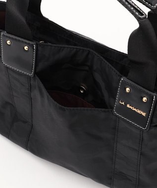 LA BAGAGERIE はっ水ジャカード2WAYトートバッグ ブラック