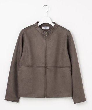 J.PRESS LADIES スエードダンボール ブルゾン モカ系