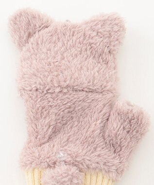 ANY KIDS アニマル ミトン グレー×ネコ