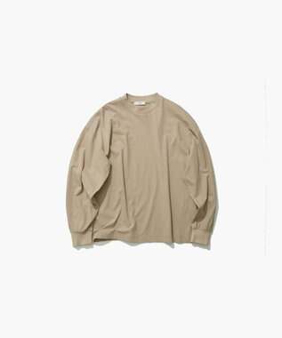 ATON FRESCA NUBACK | ロングスリーブTシャツ BEIGE