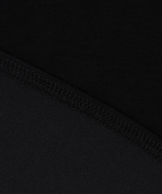 Feroux 【洗える】ペプラム ダンボールジレ ブラック系