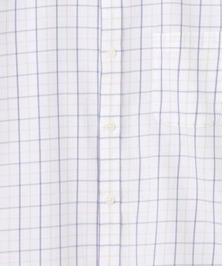 GOTAIRIKU 春夏向け【形態安定】SUMMERPREMIUMPLEATS_スモールワイドカラー 半袖ドレスシャツ（ストライプ/チェック） グレー系4