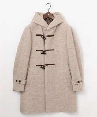 JOSEPH ABBOUD 【尾州産カシミヤブレンド×アルパカ混素材】カシミヤブレンドアルパカヘリンボン ダッフルコート ベージュ系7