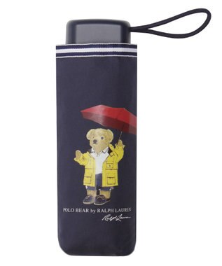 MOONBAT 【ポロベア/コンパクトミニ】POLO RALPH LAUREN（ポロ ラルフローレン） ツイル無地×レインベア ネイビーブルー